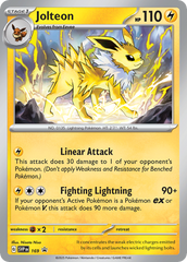 Jolteon - 169 - Scarlet & Violet Black Star Promos