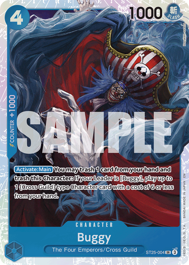 Buggy - ST25-004 - Super Rare - BLUE Buggy