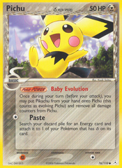 Pichu δ - 076/110 - Holon Phantoms