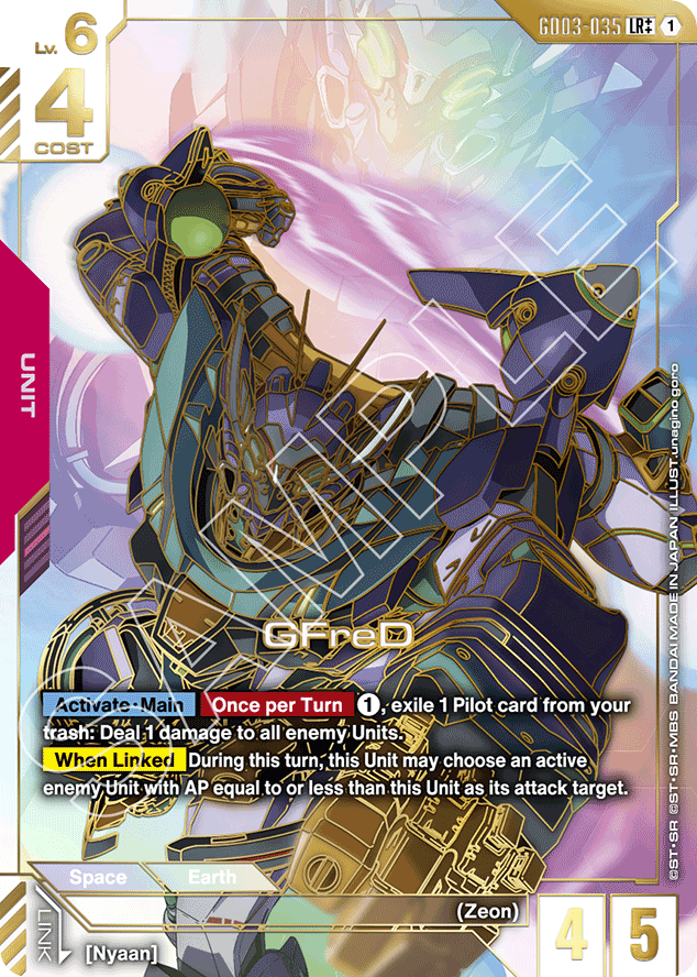 GFreD - GD03-035 - Legend Rare (Special Alternate Art) - Steel Requiem