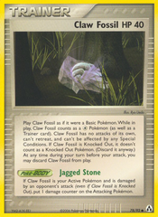 Claw Fossil - 78/92 - Legend Maker