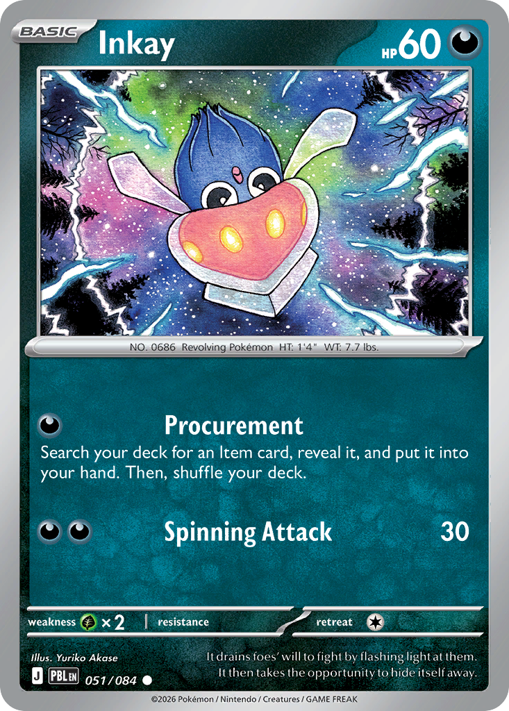 Inkay - 51/84 - Pitch Black