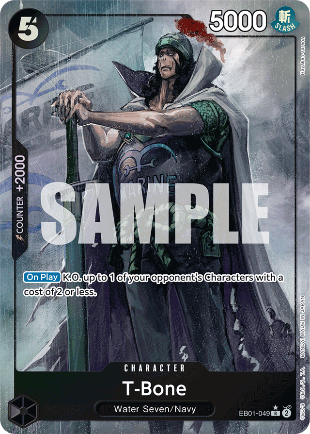 T-Bone - EB01-049 - Rare (Alternate Art) - Memorial Collection