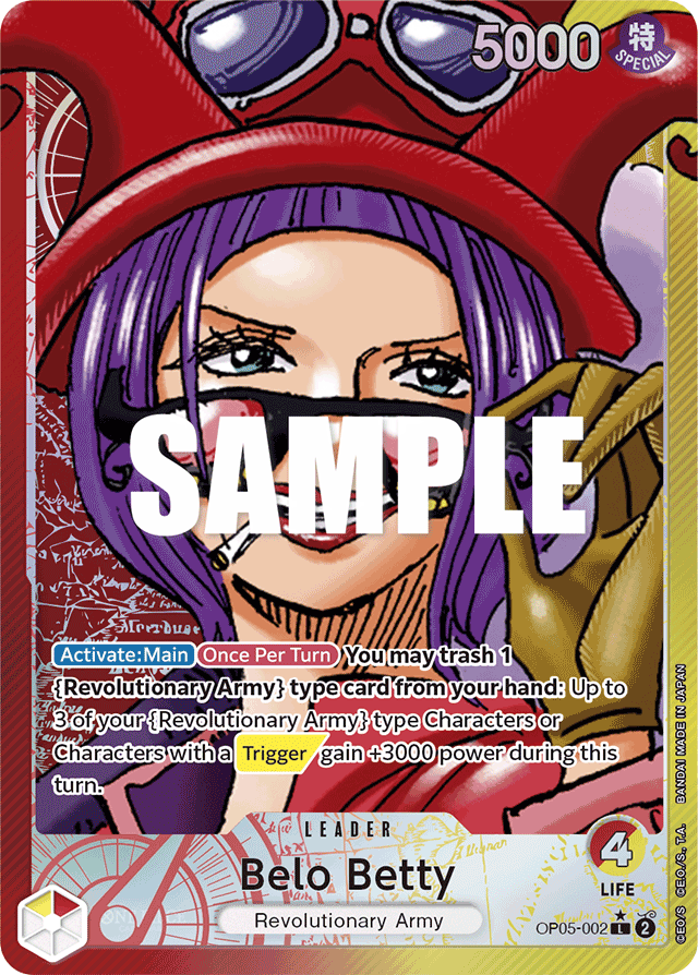 Belo Betty - OP05-002 - Leader (Alternate Art) - Awakening of the New Era