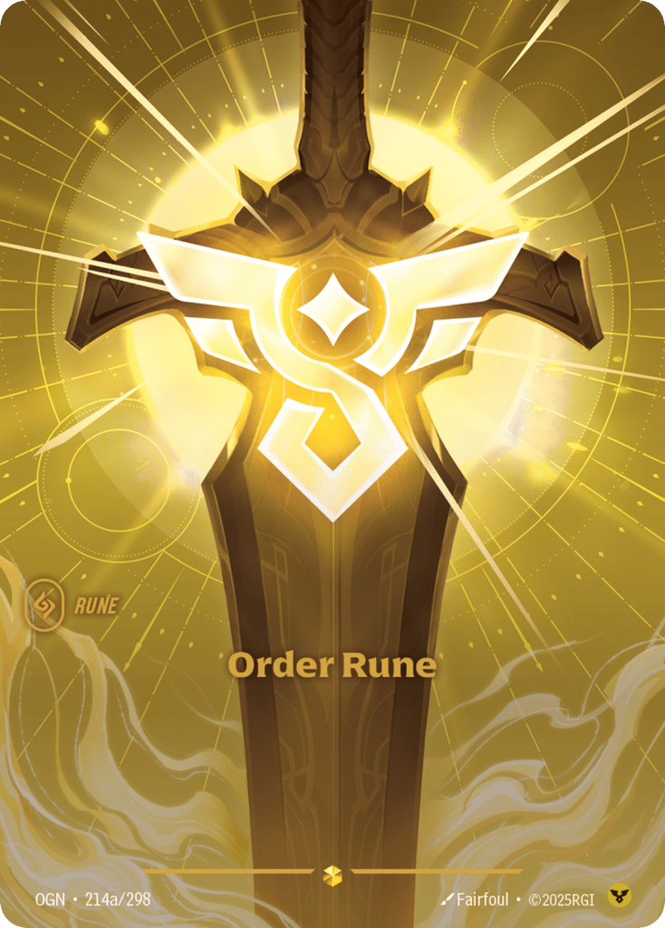 Order Rune - 214a/298 - Showcase - Origins