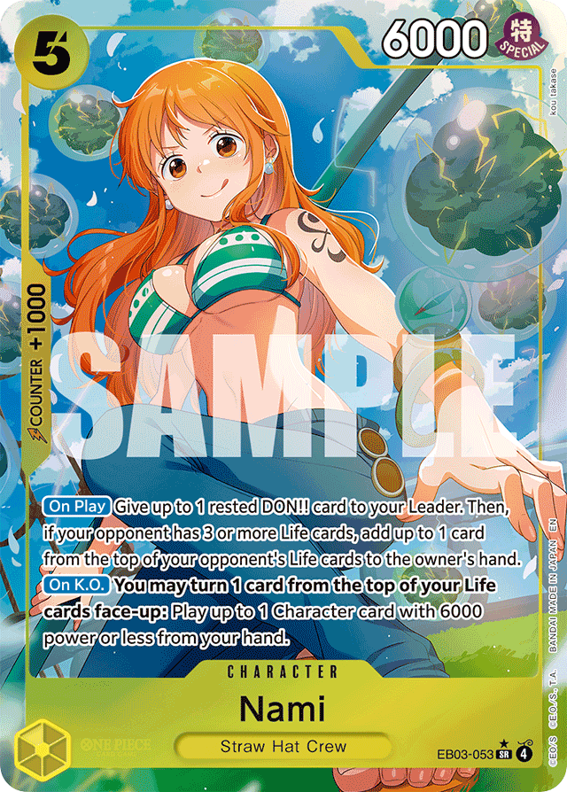 Nami - EB03-053 - Super Rare (Alternate Art) - Heroines Edition