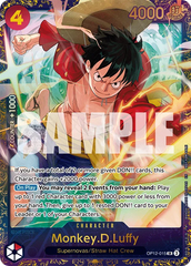 Monkey.D.Luffy - OP12-015 - Super Rare (Treasure Cup Alt Art) - Legacy of the Master
