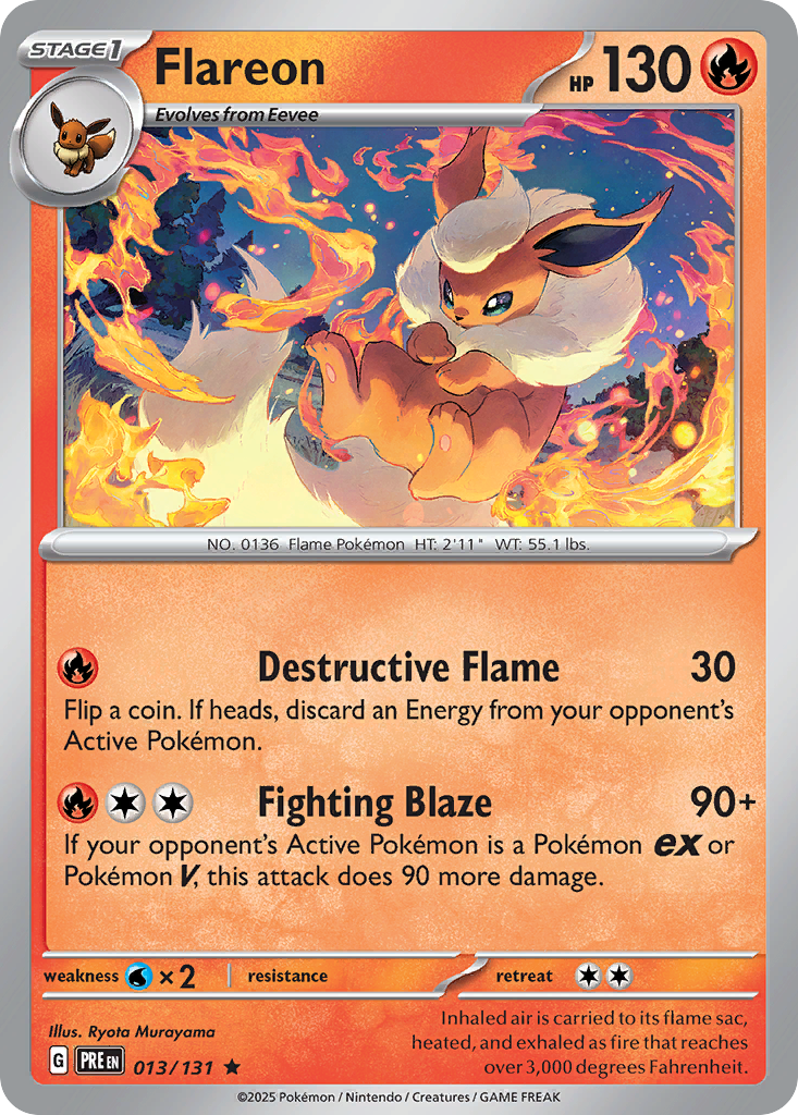 Flareon - 013/131 - Prismatic Evolutions