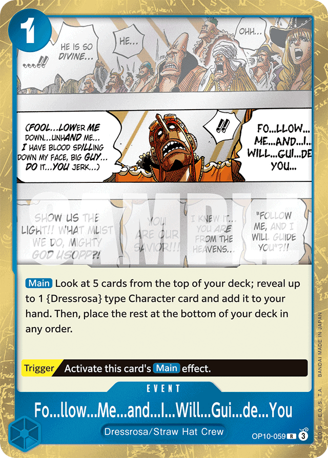 Fo...llow...Me...and...I...Will...Gui...de...You - OP10-059 - Rare - Royal Blood