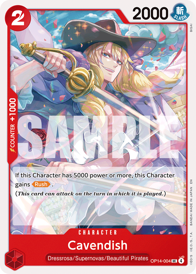 Cavendish - OP14-004 - Uncommon - The Azure Sea's Seven