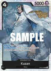 Kuzan - OP02-096 - Super Rare - Paramount War