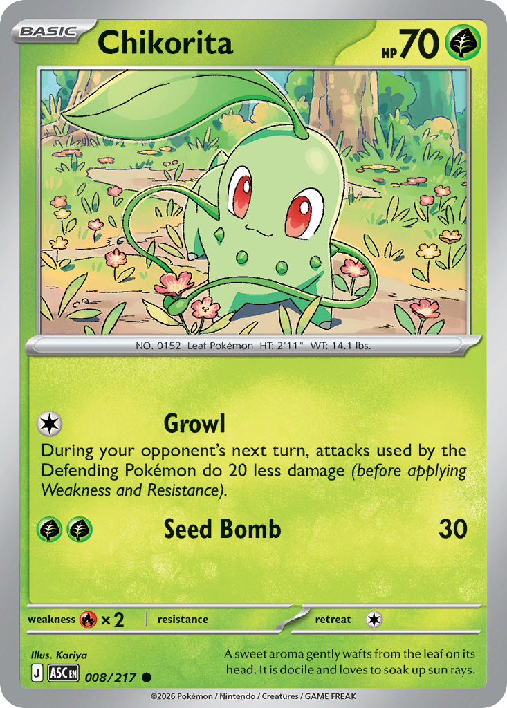 Chikorita - 008/217 - Ascended Heroes