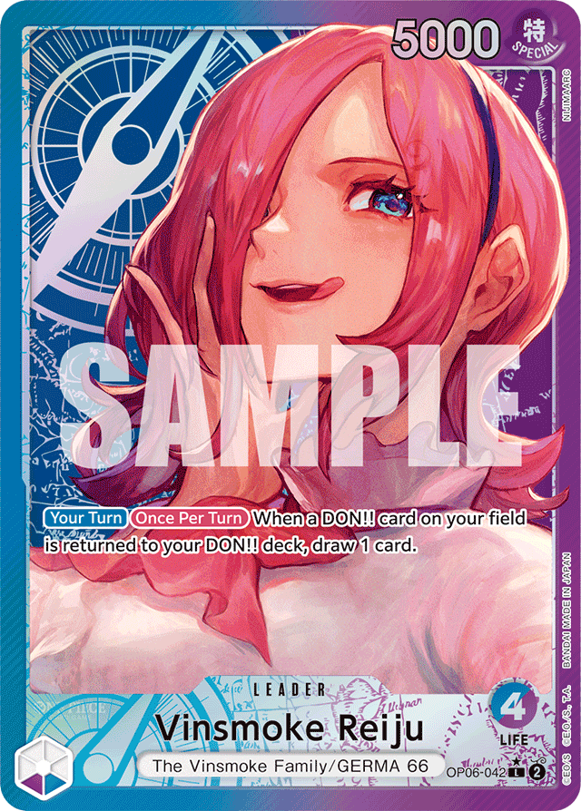 Vinsmoke Reiju - OP06-042 - Leader (Alternate Art) - Wings of the Captain