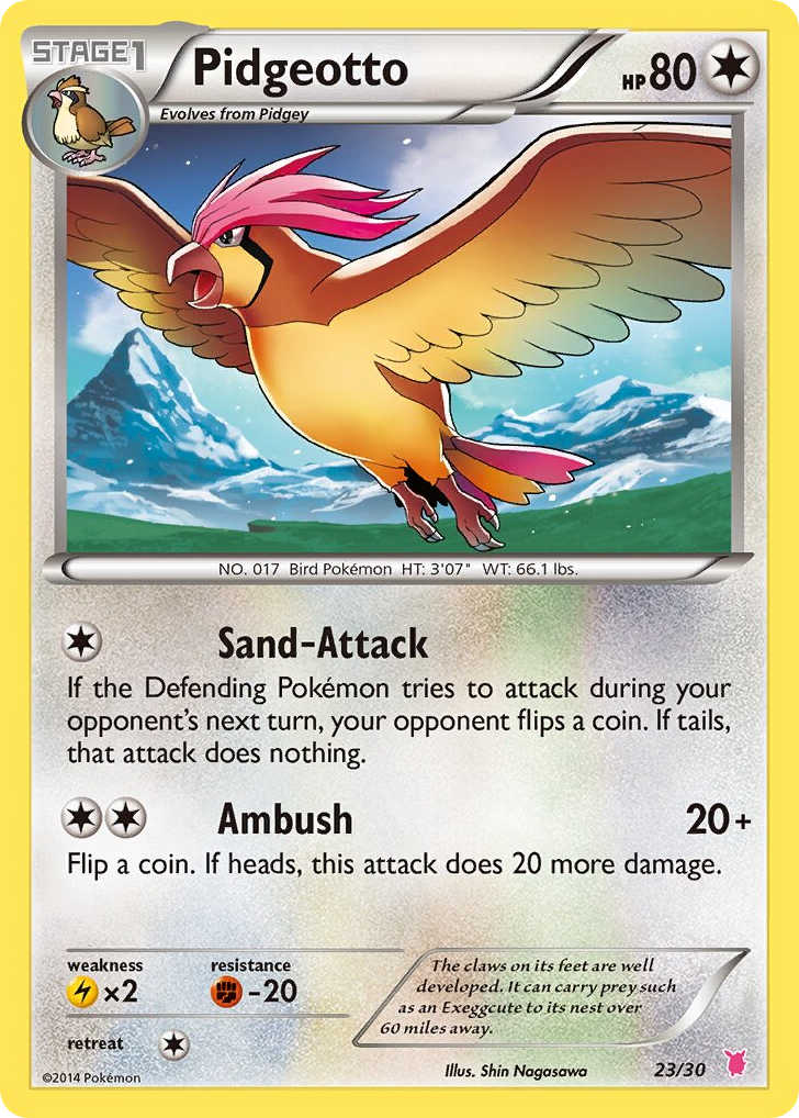 Pidgeotto - 23/30 - XY Trainer Kit Wigglytuff