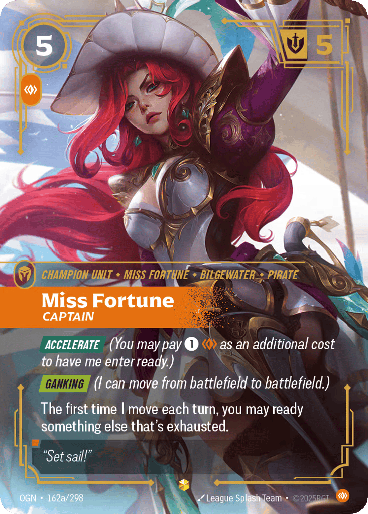 Miss Fortune, Captain - 162a/298 - Showcase - Origins