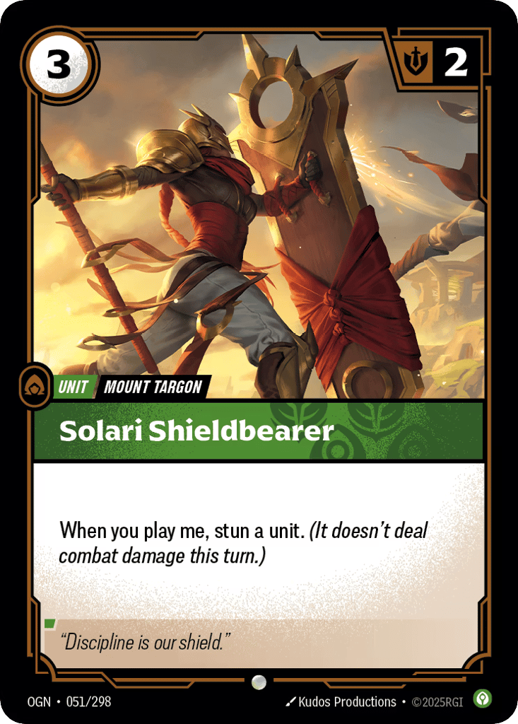 Solari Shieldbearer - 051/298 - Common - Origins