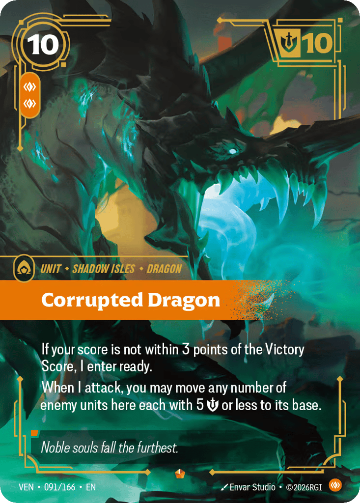 Corrupted Dragon - 091/166 - Epic - Vendetta