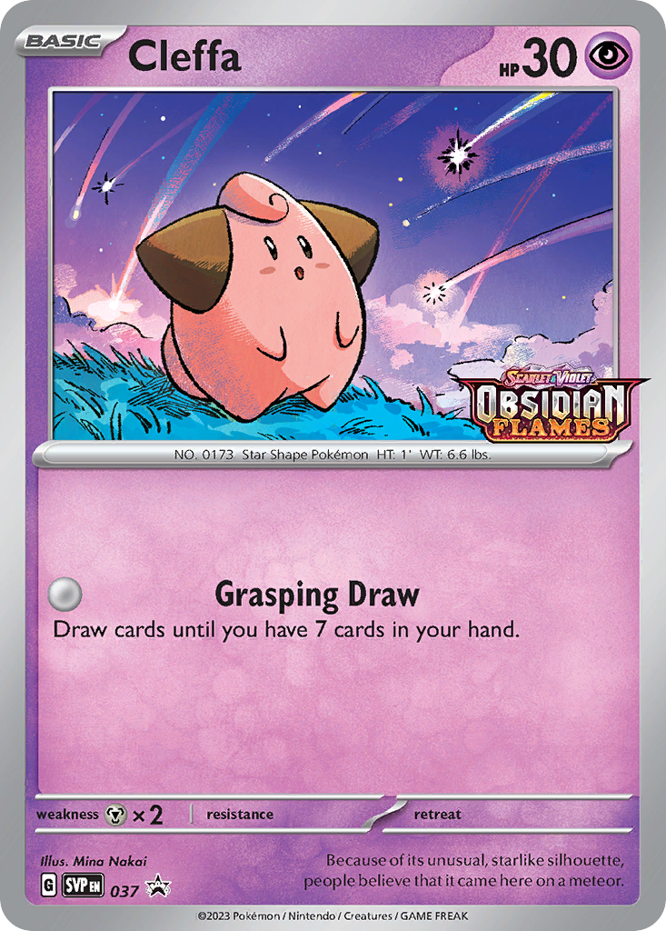 Cleffa - 037 - Scarlet & Violet Black Star Promos