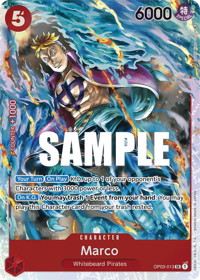 Marco - OP03-013 - Super Rare - Pillars of Strength