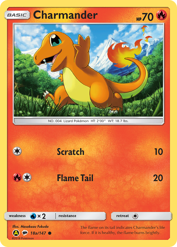 Charmander - 18a/147 - Burning Shadows