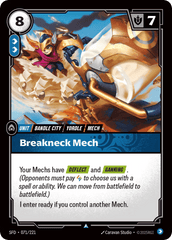 Breakneck Mech - 071/221 - Uncommon - Spiritforged