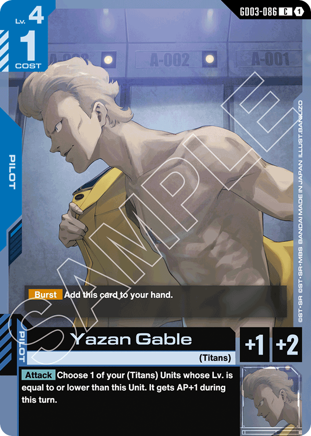 Yazan Gable - GD03-086 - Common - Steel Requiem