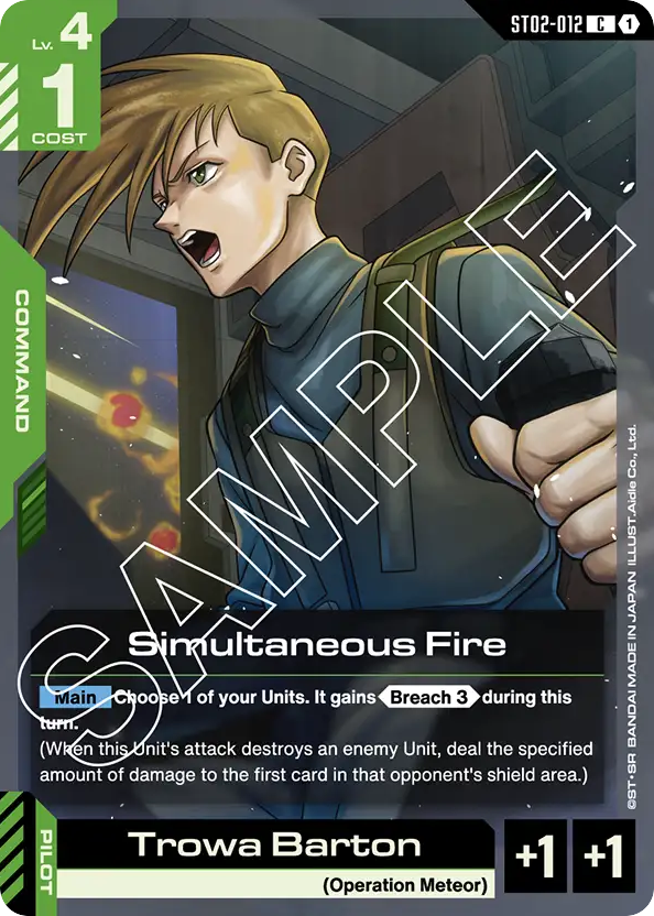 Simultaneous Fire - ST02-012 - Common - Wings of Advance