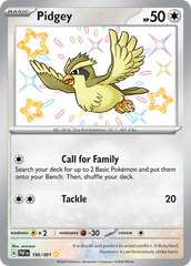 Pidgey - 196/91 - Paldean Fates