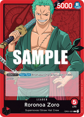 Roronoa Zoro - OP01-001 - Leader - Romance Dawn