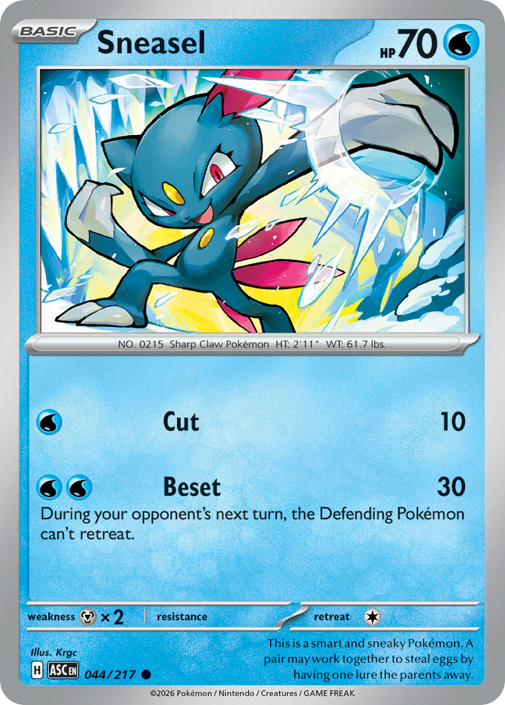 Sneasel - 044/217 - Ascended Heroes