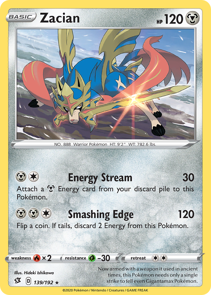 Zacian - 139/192 - Rebel Clash
