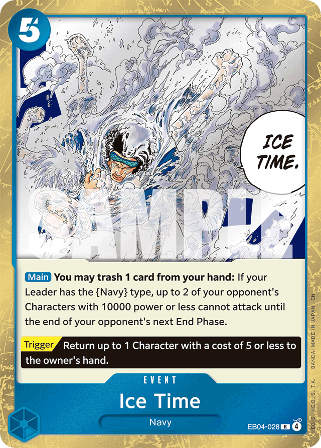 Ice Time - EB04-028 - Rare - Egghead Crisis