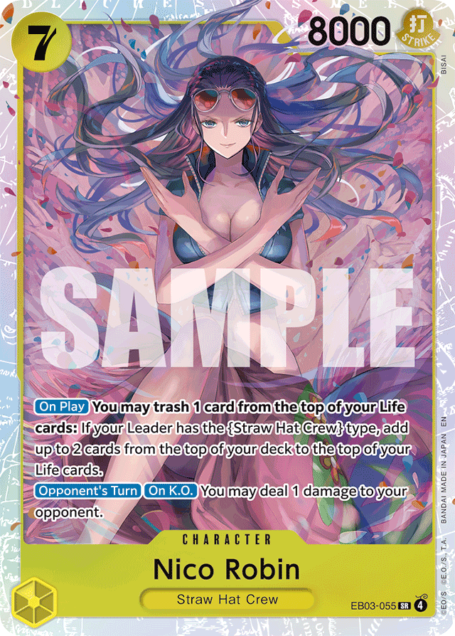 Nico Robin - EB03-055 - Super Rare - Heroines Edition