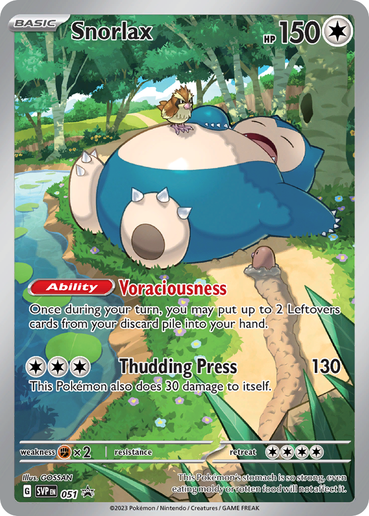 Snorlax - 051 - Scarlet & Violet Black Star Promos