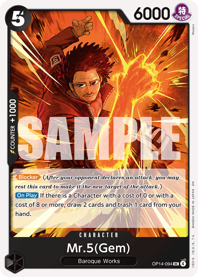 Mr.5(Gem) - OP14-094 - Uncommon - The Azure Sea's Seven