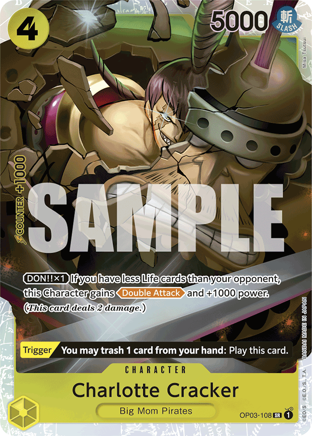 Charlotte Cracker - OP03-108 - Super Rare (Reprint) - Pillars of Strength