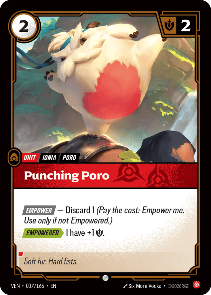 Punching Poro - 007/166 - Common - Vendetta