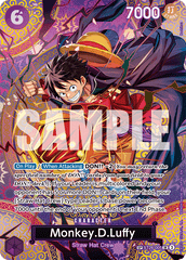 Monkey.D.Luffy - ST26-005 - Super Rare (Special Alternate Art) - PURPLE/BLACK Monkey.D.Luffy