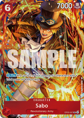 Sabo - OP05-007 - Super Rare (Illustration Box Vol5Alt Art) - Awakening of the New Era