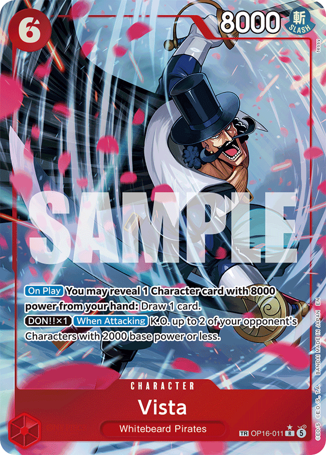 Vista - OP16-011 - Unknown (Alternate Art) - The Time Of Battle