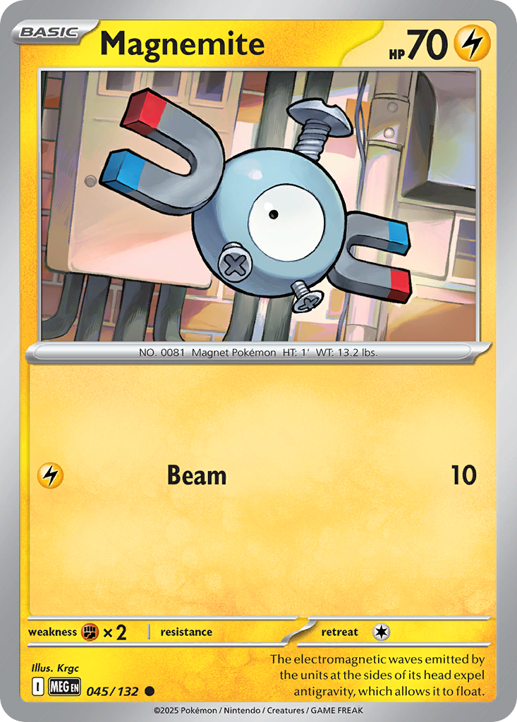 Magnemite - 045/132 - Mega Evolution