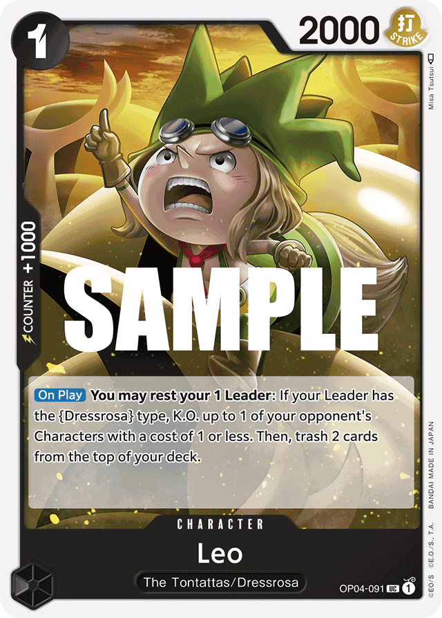 Leo - OP04-091 - Uncommon - Kingdoms of Intrigue