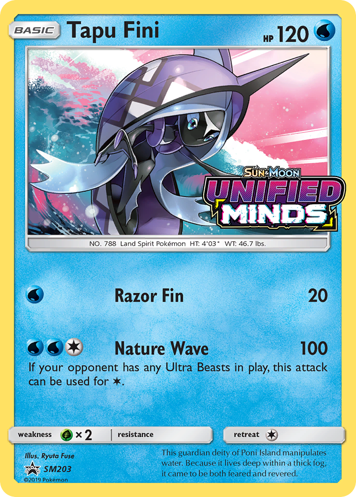 Tapu Fini - SM203 - SM Black Star Promos