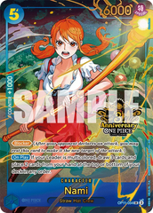 Nami - OP11-054 - Super Rare (Third Anniversary) - A Fist Of Divine Speed