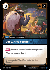 Lecturing Yordle - 087/298 - Common - Origins