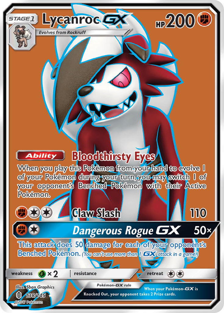 Lycanroc-GX - 138/145 - Guardians Rising