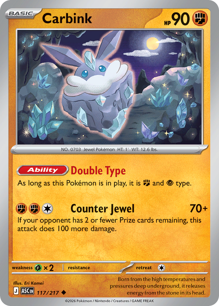 Carbink - 117/217 - Ascended Heroes