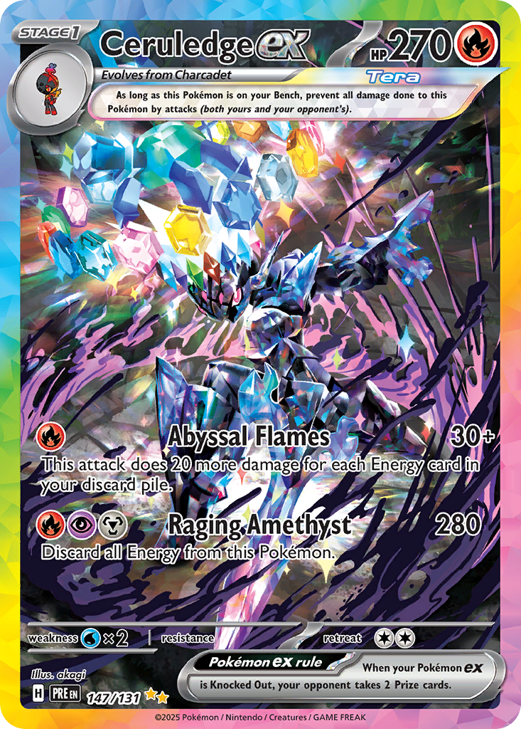 Ceruledge ex - 147/131 - Prismatic Evolutions