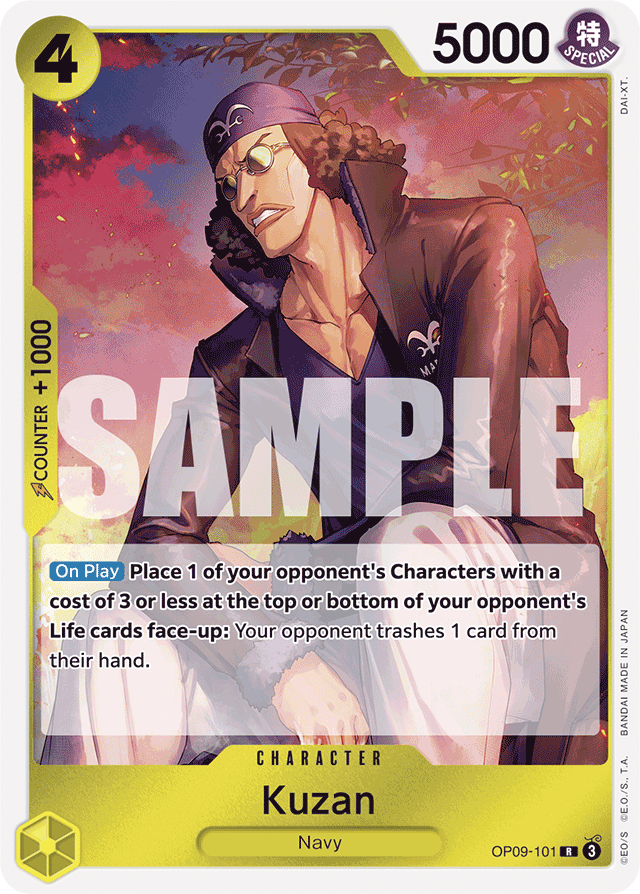 Kuzan - OP09-101 - Rare - Emperors In The New World