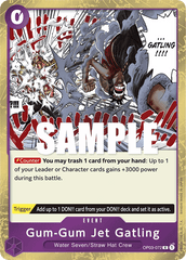 Gum-Gum Jet Gatling - OP03-072 - Rare - Pillars of Strength